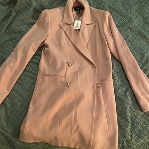 Blush Pink Trench Coat